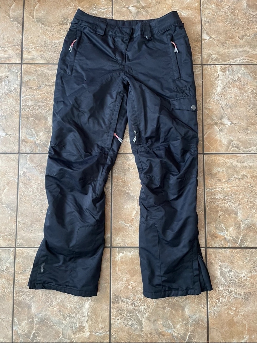 Women’s Black Snow/Ski Pants - Lightweight Waterproof